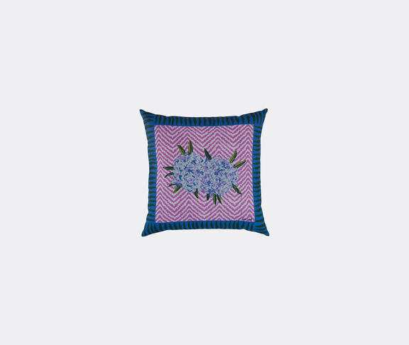 Lisa Corti 'Oleander' cushion, small, lilac and blue undefined ${masterID}