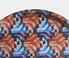 Les-Ottomans 'Ikat' wooden tray, orange and blue  OTTO20IKA269MUL