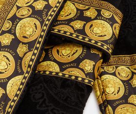 Versace 'Medusa Amplified' bathrobe, black BLACK VERS22BAT677BLK