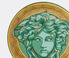 Rosenthal 'Medusa Amplified' small plate, green coin multicolour ROSE22MED694GRN