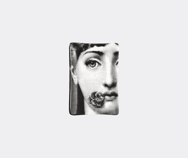 Fornasetti 'Tema e Variazioni N.137' rectangular ashtray, black and white WHITE FORN24REC338MUL