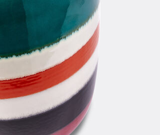 POLSPOTTEN 'Striped Pill' side table, multicolor GREEN POLS25SID068GRN