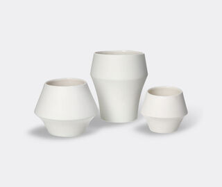 Pomax 'Kojin' tumbler, set of four, large, white WHITE POMA26KOJ155WHI