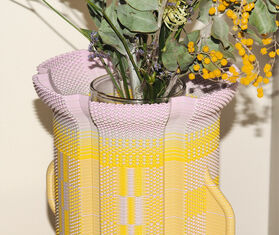 Wontek 'Ancient Aliens' vase no. 1, lilac, yellow and gray MULTICOLOUR WONT26VAS007MUL