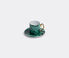 L'Objet 'Malachite' espresso cup and saucer  LOBJ15MAL372GRN