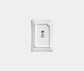Fornasetti 'Tema e Variazioni N.137' rectangular ashtray, black and white WHITE FORN24REC338MUL