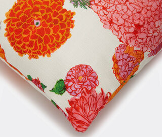 La DoubleJ 'Bright Blooms' cushion PINK LADJ23CUS705MUL