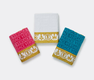 Versace 'I Love Baroque' beach towel, white WHITE VERS22BEA228WHI