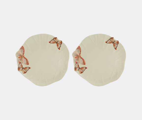 Bordallo Pinheiro 'Cloudy Butterflies' charger plate, set of two, pink undefined ${masterID}
