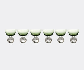 Serax 'Eternal Snow' stemmed glass, set of six, medium, green GREEN SERA24SET754GRN