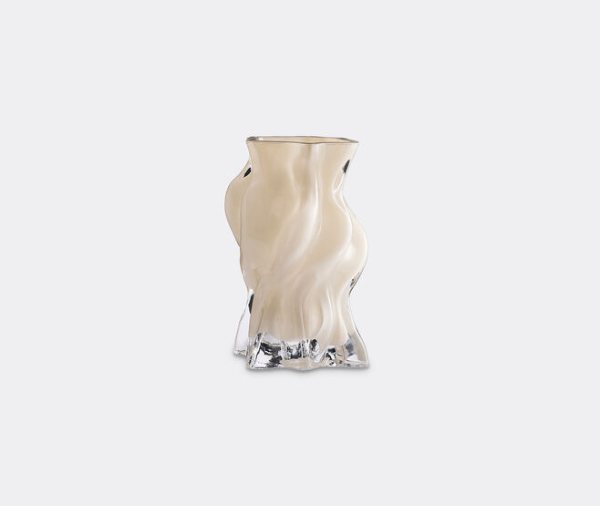 AYTM 'Vena' vase, medium, dark cream IVORY AYTM26VEN518WHI