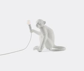 Seletti &#39;Monkey&#39; lamp sitting, US plug WHITE SELE21RES828WHI