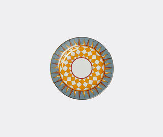 La DoubleJ 'Solar' dessert plate, set of four, multicolor MULTICOLOUR LADJ24SOL236MUL