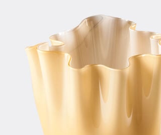 Venini 'Fazzoletto Opalino' vase, M, amber MULTICOLOUR VENI20FAZ990WHI