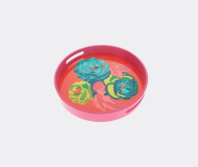 Lisa Corti 'Nizam Flower' tray, geranium multicolor MULTICOLOUR LICO24TRA158PIN