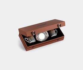 Missoni &#39;Zig Zag Jarris&#39; coffee cup and saucer, set of two, red MULTICOLOUR MIHO22ZIG507MUL