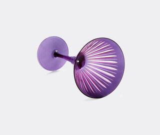 L'Objet 'Prism' martini glass, set of four, purple PURPLE LOBJ24PRI112PUR