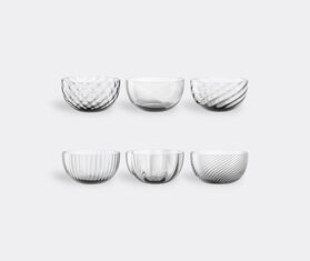 NasonMoretti 'Idra' assorted cups, set of six, transparent TRANSPARENT NAMO23IDR668TRA