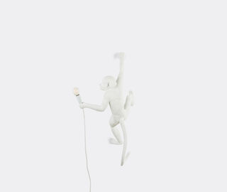 Seletti 'Monkey' lamp hanging, right, US plug WHITE SELE21RES798WHI