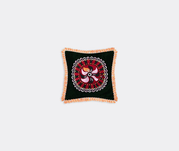La DoubleJ Velvet Embroidered Cushion undefined ${masterID} 2