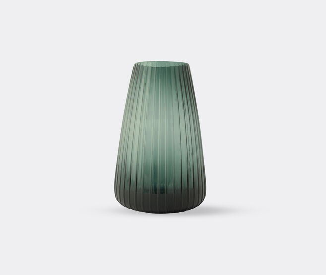 XLBoom 'Dim Stripe' vase, extra large, green GREEN XLBO25DIM032GRN