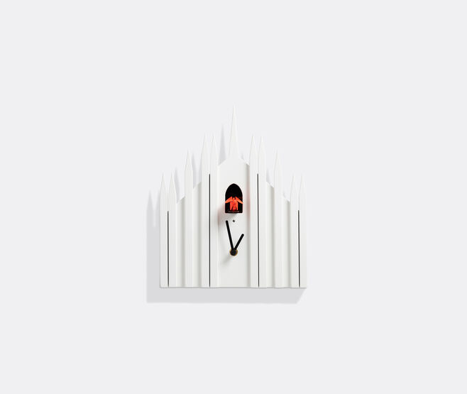 Domeniconi 'Duomo' cuckoo clock, white WHITE DOME25CUC504WHI
