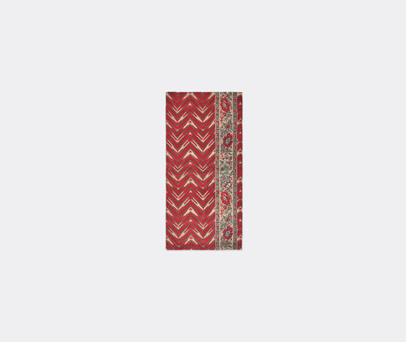 Pierre-Louis Mascia 'Cerbiattoott' napkin, chevron red undefined ${masterID}