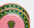 La DoubleJ 'Pineapple Rosa' dessert plates, set of two  LADJ20DES196MUL