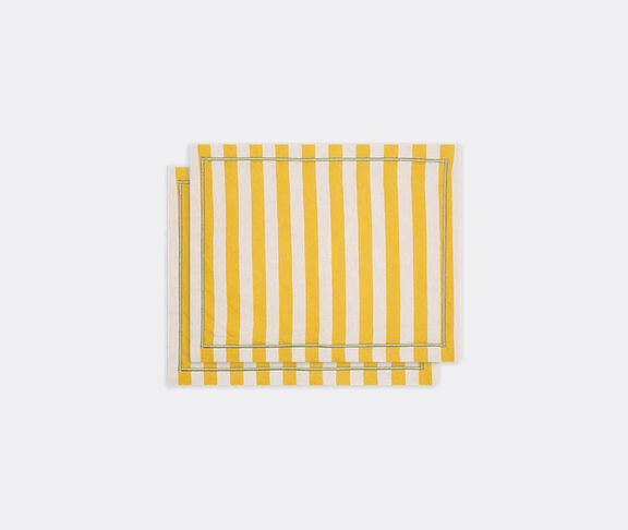 La DoubleJ 'Riviera Giallo' table mat, set of two undefined ${masterID}