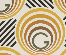 Gucci 'G Circle Game' Wallpaper, yellow MULTICOLOUR GUCC22CIR203MUL