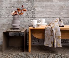 Atipico 'Pila' vase, small BROWN ATIP20PIL501BRW