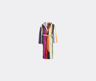 Missoni 'Giacomo' hooded bathrobe, orange ORANGE MIHO22GIA771ORA