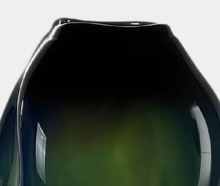Alexa Lixfeld 'Meteorite' vase, deep sea GREEN ALEX25MET283BLU