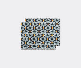 La DoubleJ &#39;Plaza&#39; placemat, set of two, multicolor MULTICOLOUR LADJ24PLA366MUL