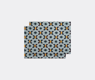 La DoubleJ 'Plaza' placemat, set of two, multicolor MULTICOLOUR LADJ24PLA366MUL