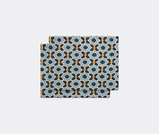 La DoubleJ 'Plaza' placemat, set of two, multicolor MULTICOLOUR LADJ24PLA366MUL
