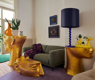 POLSPOTTEN 'Shanghai' vase, yellow YELLOW POLS24SHA100YEL