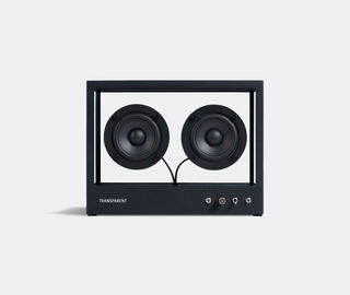 Transparent 'Small Transparent Speaker', black BLACK TRAN23SMA054BLK