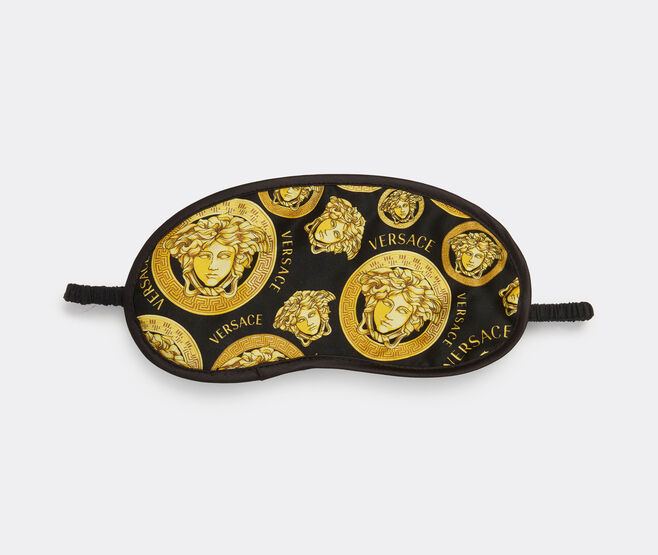 Versace 'Medusa Amplified' eye mask, black BLACK VERS22EYE745BLK