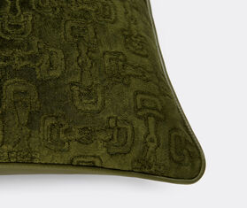 Gucci 'Horsebit' jacquard cushion, bottle green GREEN GUCC23CUS562GRN