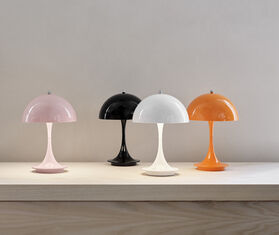 Louis Poulsen 'Panthella 160 V2' LED portable lamp, black BLACK LOPO23PAN982BLK