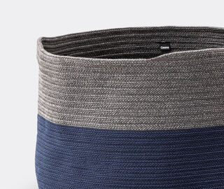 Cassina 'Podor' baskets, set of two, blue &amp; grey MULTICOLOUR CASS21POD046BLU