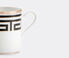 Ginori 1735 'Labirinto' coffee cup, set of two, black Black RIGI20LAB755BLK