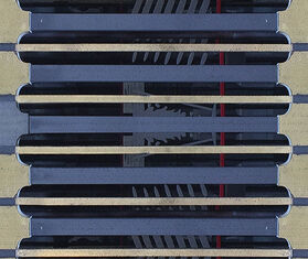 Wall&amp;dec&ograve; &#39;Ornate Ts&#39; wallpaper, blue BLUE WADE20ORN389BLU