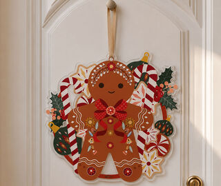 VESTA 'Mr Ginger' wreath, multicolor ORANGE VEST26MRG473ORA