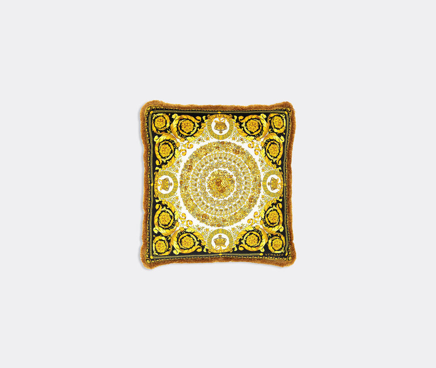 Versace 'Barocco and Medusa Amplified' reversible cushion  VERS22CUS025BLK