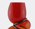 Vanessa Mitrani 'Double Ring' vase, red  VAMI22DOU399RED