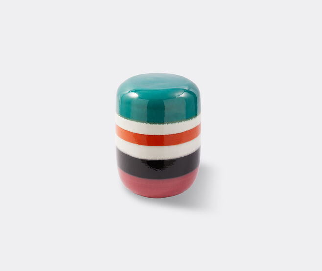 POLSPOTTEN 'Striped Pill' side table, multicolor GREEN POLS25SID068GRN