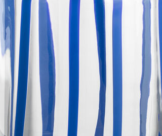 NasonMoretti 'Cyrcus' bottle, blue stripe BLUE NAMO25CYR999BLU
