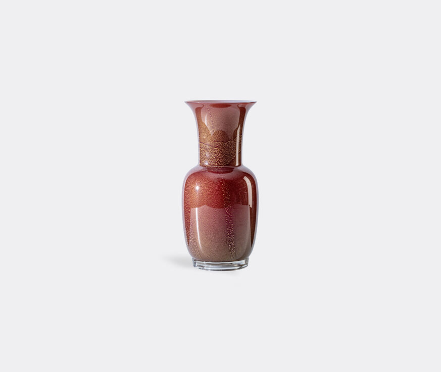 Venini 'Opalino' vase, L, red & pink  VENI21OPA671RED